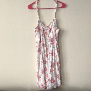 White/Pink Floral SO Sundress